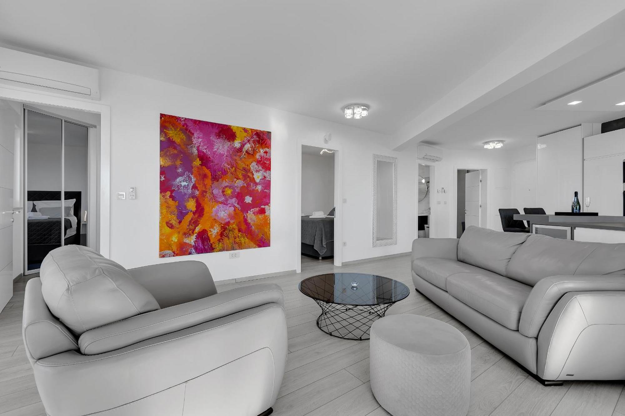 Exclusive Penthouse Big Blue With Private Jacuzzi Daire Makarska Dış mekan fotoğraf