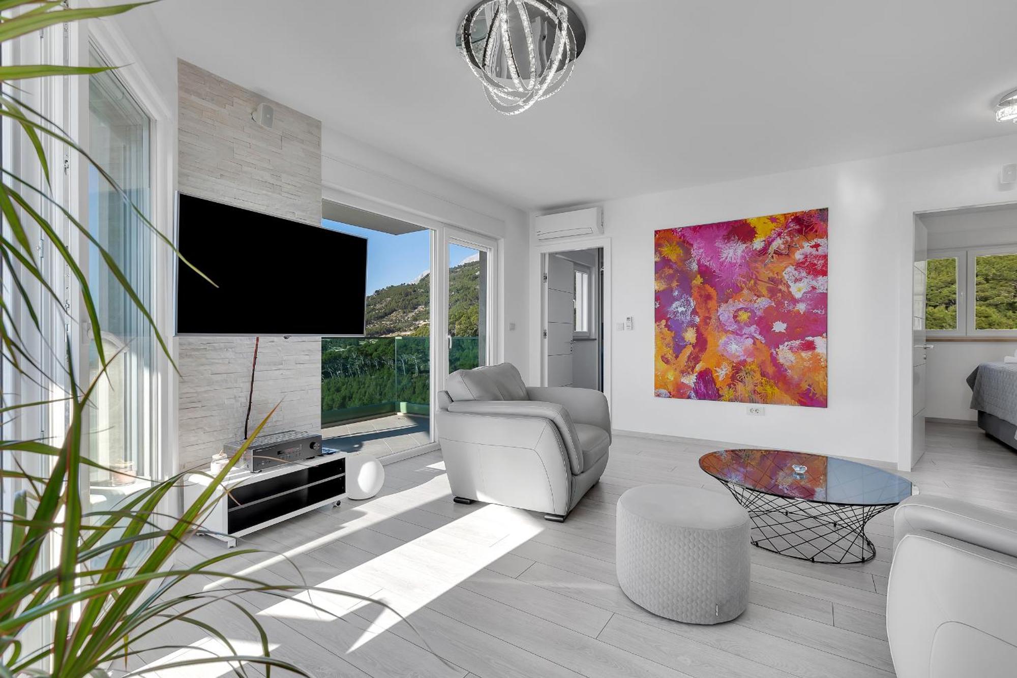 Exclusive Penthouse Big Blue With Private Jacuzzi Daire Makarska Dış mekan fotoğraf